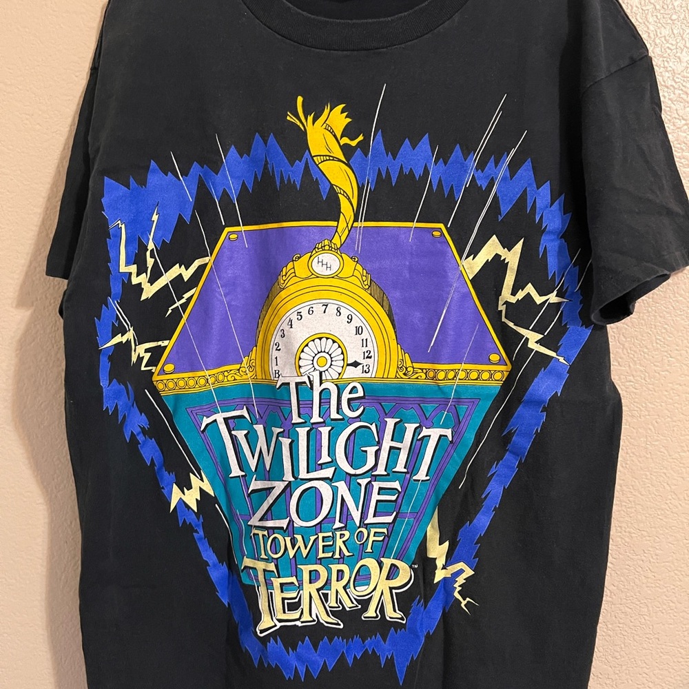Vintage Disney Tower of Terror Tshirt Large